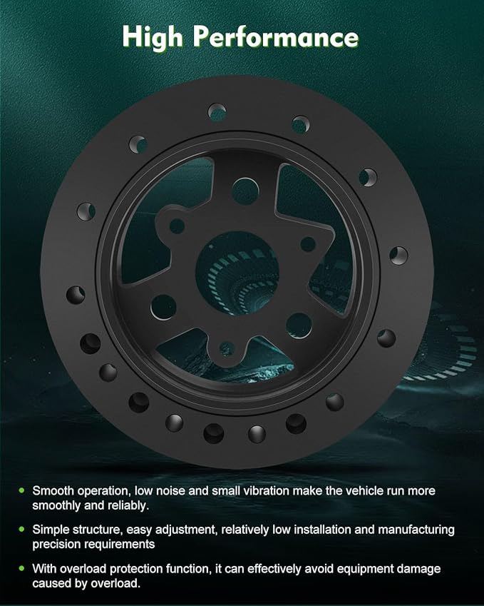 SCITOO Harmonic Balancer Compatible with 2004-2007 For Buick Rainier,2002-2013 For Cadillac Escalade,2003-2013 For Cadillac Escalade ESV Engine Crankshaft Pulley 12576652 594-209