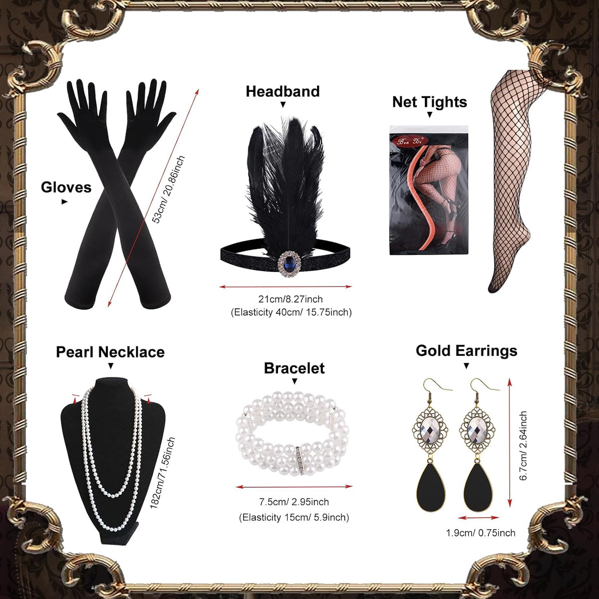 FEPITO 1920s Flapper Dresses for Women, Fringed Sequin | Great Gatsby Dress with 20s Accessories, Roaring 20s Costume