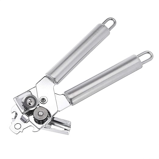 Basics Can Opener, Heavy Duty Stainless Steel