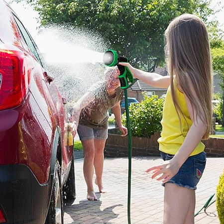 Garden Hose Nozzle, 10-Function Nozzle, High Pressure Nozzle Sprayer for Garden Watering, Washing The Floor, High-Pressure Car Wash Water Nozzle, Without Water Pipe 1346