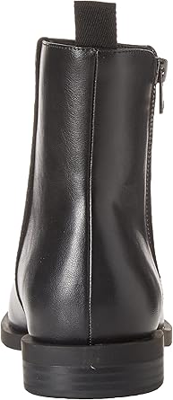 Essentials Women's Exterior Zip Flat Ankle Boots