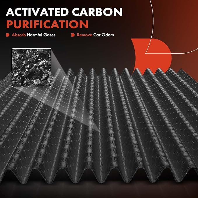 A-Premium 2-PC Cabin Air Filter with Activated Carbon Compatible with Nissan Sentra 2013-2019, Juke 2011-2017, LEAF 2011-2023, Cube 2009-2014, Replace B78911FC0A