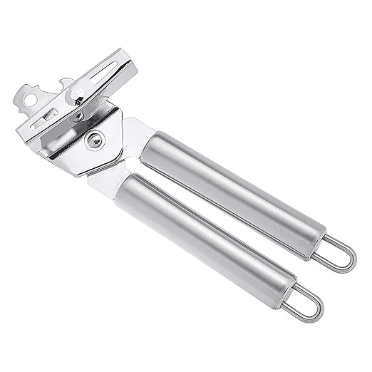 Basics Can Opener, Heavy Duty Stainless Steel