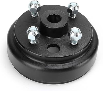 Rear Brake Drum, High Strength 21807 G1 Friction Resistant Metal Durability for EZGO Gas Marathon 4 Cycle 1992-1994
