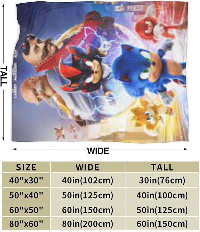 Ultra-Soft Micro Fleece Blanket Fashion Print All Season Couch Sofa Warm Bed Throw Blanket 50"X40"