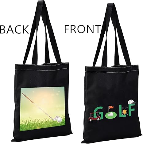 Golf Gifts Golf Tote Bag Ladies Golf Canvas Tote Bag Golf Player Gifts Golf Lover Gifts for Women Golfers Travel Bag