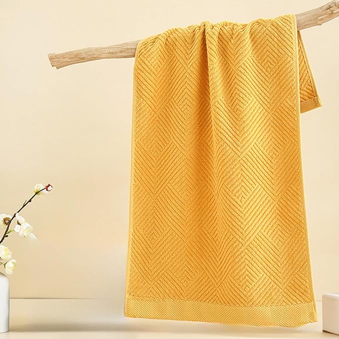 1pc Soft Cotton Towel, Thickened High Absorbency Face Towel Bath Towel for Home, for Travel Hotel