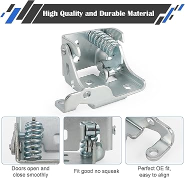 Front Left Driver Side Lower Door Hinge Fits for 2007-2014 Cadillac Escalade Chevy Suburban Silverado Tahoe GMC Sierra YukonReplaces 20969645
