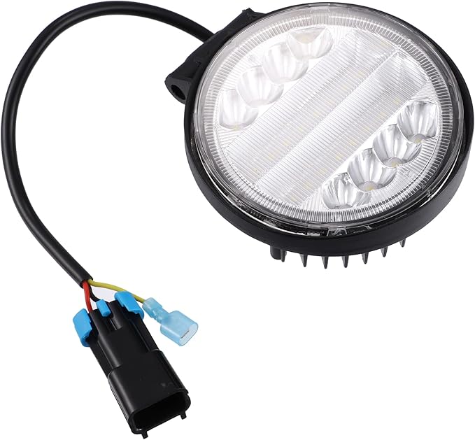 X AUTOHAUX 1 Set Backup Reverse Light Rear Round LED Light Kit White 6000K for Polaris for Ranger XP 1000 2018-2022 for Ranger Crew Cab 2019 UTV