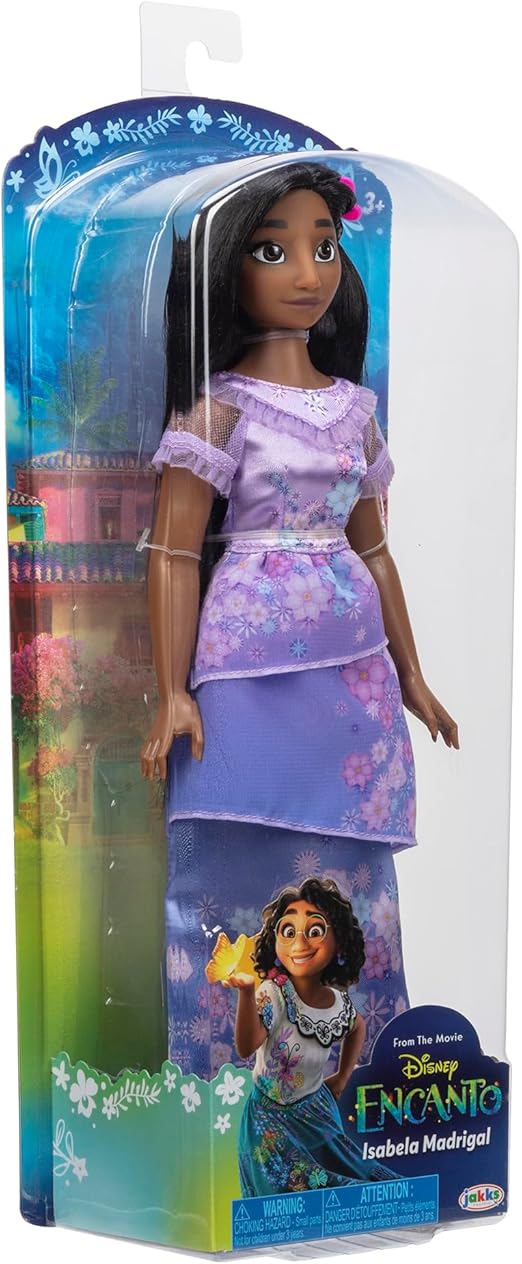 Disney Encanto Isabela Fashion Doll with Dress, Shoes & Hair Pin