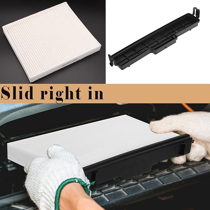 Ram Cabin Air Filter Filter Access Door Compatible with Dodge Ram 1500 2500 3500 4500 5500 Avenger Caliber Journey Compass Patriot Chrysler 200 68318365AA Filter 68406048AA
