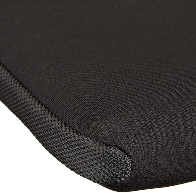 Basics 17.3-Inch Laptop Sleeve, Protective Case with Zipper - Black