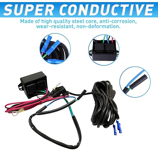 AHJRELAYKIT-2-DP Replacement Relay Harness Jack Plate Wiring Harness for Atlas Hydraulic Jack Plates 2014, T-H Marine AHJRELAYKIT2DP for CMC Jack Plates and Trim Tilt Units