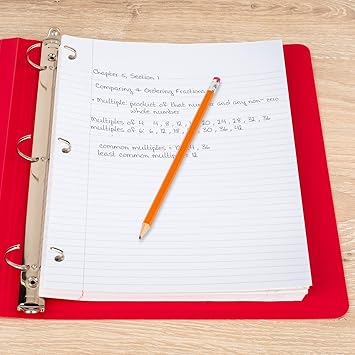 Mead Loose Leaf Paper, Filler Paper, College Ruled, 400 Sheets, 11" x 8-12", 3 Hole Punched, 1 Pack (170046-ECM)