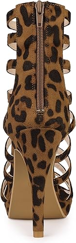 Allegra K Women's Stiletto Platform Heels Strappy Gladiator Heel Sandals