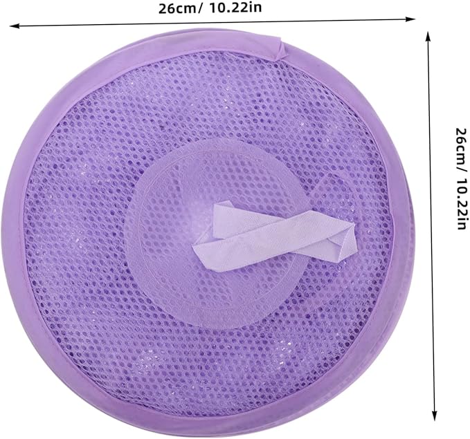 Healifty Mesh Hanging Storage Bag 3 Layer Storage Organizer Clothes Organizer Bag for Laundry Toys Shoes Wall-Mounted Basket