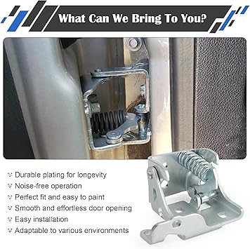 Front Left Driver Side Lower Door Hinge Fits for 2007-2014 Cadillac Escalade Chevy Suburban Silverado Tahoe GMC Sierra YukonReplaces 20969645