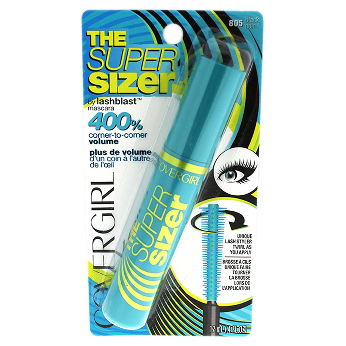 COVERGIRL Super Sizer by LashBlast Mascara Black 805, .4 oz
