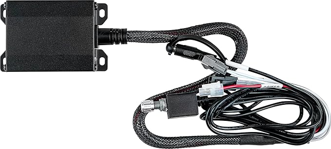 Audiopipe 3 Motorcycle Amplified Speaker System (APMC-503KT), 50W, Class D, Compact, Wireless, Weatherproof, IPX-5 Waterproof, AUX, Volume Control Knob, Adjustable Brackets, ATV's, UTV's