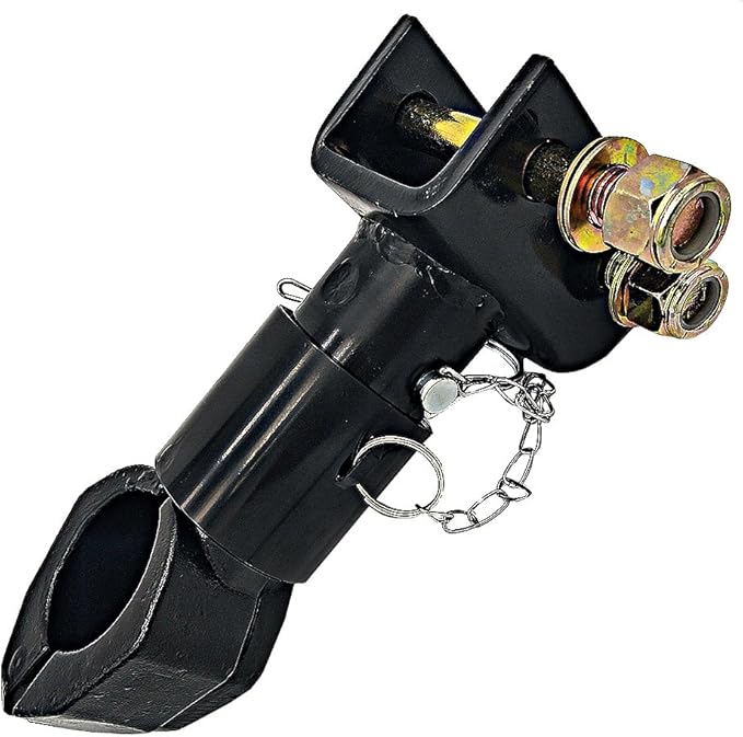Gooseneck Adjustable Trailer Coupler 2-5/16" Ball Size Capacity 12500lbs Black