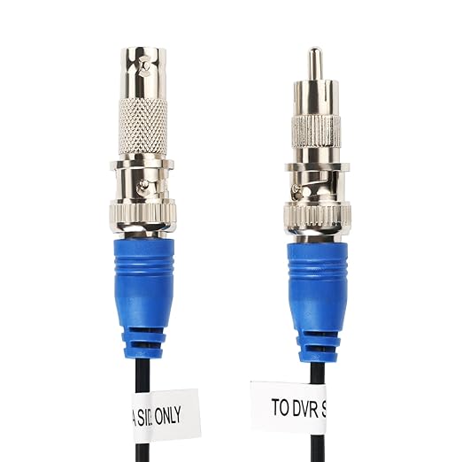 SHD 50Feet BNC Vedio Power Cable Camera Video BNC Cable Wire Cord for Surveillance CCTV Security System with Connectors(BNC Female and BNC to RCA)