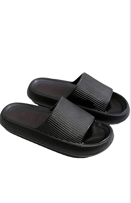 Women's Cushioned Non-Slip Slides Single Band Style