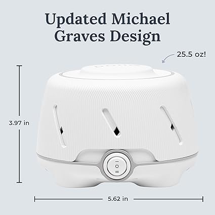 Yogasleep Dohm (WhiteGray) The Original White Noise Machine, Relaxing Natural Sound from a Real Fan, Sleep Aid Noise Cancelling For Adults Baby, Office Privacy Meditation, Baby Registry