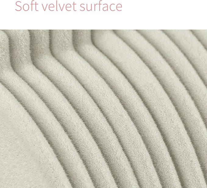 ManGotree Baby Velvet Clothes Hangers, Childrens Kids Hangers for Clothes Space Saving Non-Slip 15 Pack (Beige)