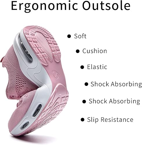 SURRAY Women's Air Running Shoes Walking Tennis Sneakers Non-Slip Athletic Fashion Casual Light Shoes