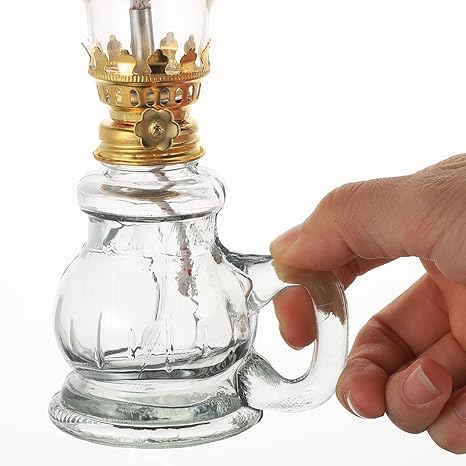 FOMIYES 1 Set Retro Lighting Oil Lamp Kerosene Lamps Household Kerosene Oil Lamp Kerosene Emergency Lighting Unique Lighting Oil Light Desktop Oil Lamp Wedding Use Kerosene Light