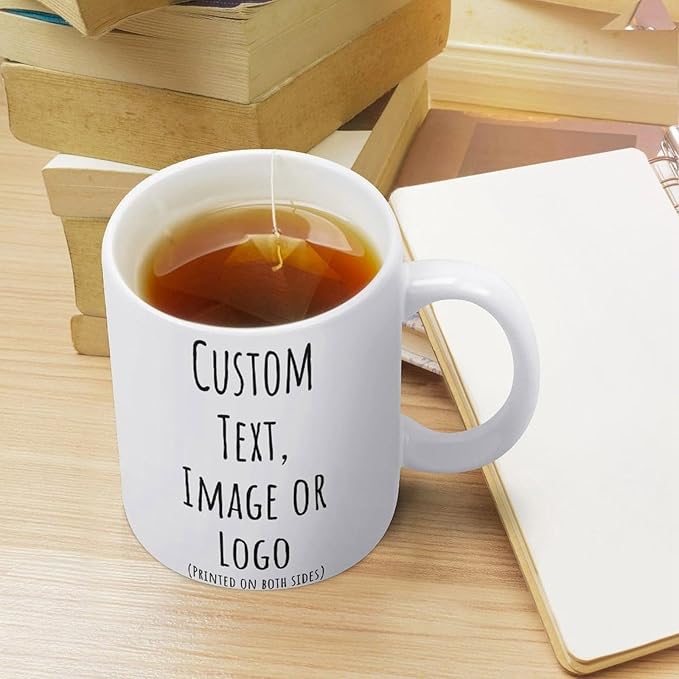 Custom Text Image Mug, Personalized Coffee Mug, Mug Warmer as Gift for Work, Business and Travel Coffee Mug Cup for Mother Mother's Day, Gift for Girlfriend in Valentine's Day (Wine)