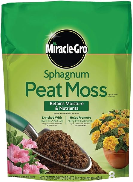 Miracle-Gro Sphagnum Peat Moss, 8 qt.