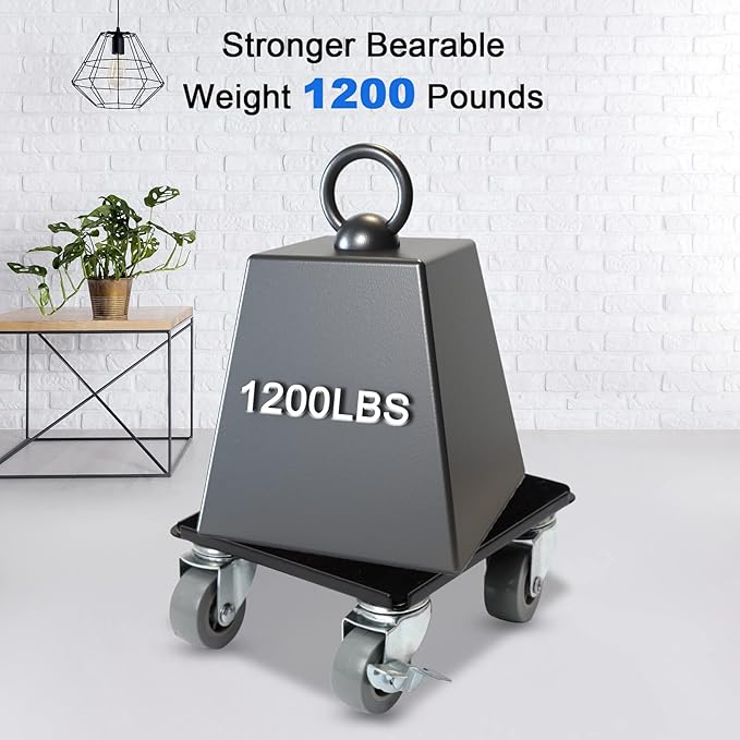 Furniture Movers with Wheels Furniture Lifter Set, 360 Rotation Wheels Double Bearing Roller MuteSmooth,Easy to Moving Heavy Furniture Load Capacity 880 Lbs