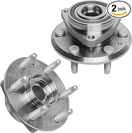 Detroit Axle - 2 Wheel Bearing Hubs for Chevy Traverse GMC Acadia Buick Enclave Saturn Outlook (ABS Models), Replacement Front or Rear Wheel Bearing and Hubs Assembly Set, Pair Hubs