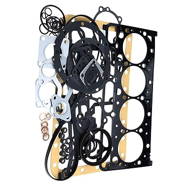 FridayParts Engine Gasket Kit 1E013-03312 1E01303312 for Kubota V2203 V2203T Engine Bobcat 753 763 Loader