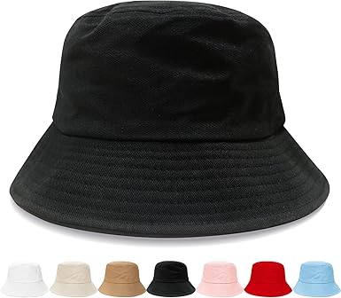 NPQQUAN Bucket Hats fot Men Women Packable Foldable Sun Hats for Women Beach Travel Cap
