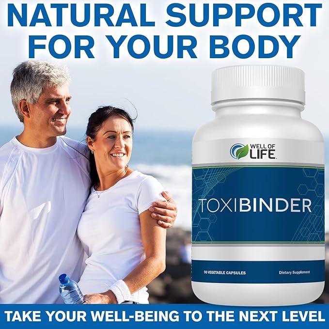 Well of Life Revitalize with Our Detox Repair Complex ToxiBinder 90Vcap, Vegan, Non-GMO Blend of Humic Fulvic Acids for Enhanced Energy, Better Gut Joint Health, Hydration and Superior Nutrient