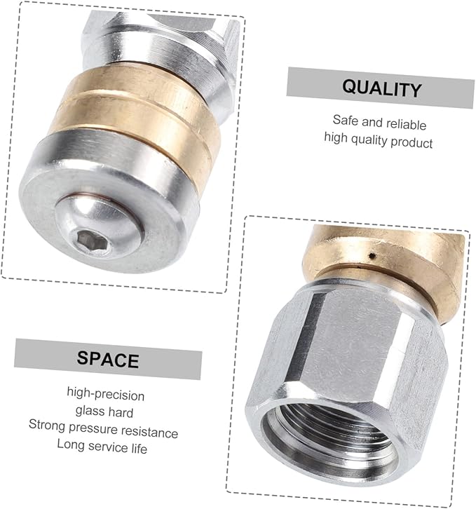 MERRYHAPY Cleaning Machine Parts Nozzle for Power Washer and Sewer Unclogging Nozzles