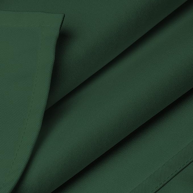 Lann's Linens - 70" Square Premium Tablecloth for WeddingBanquetRestaurant - Polyester Fabric Table Cloth - Hunter Green