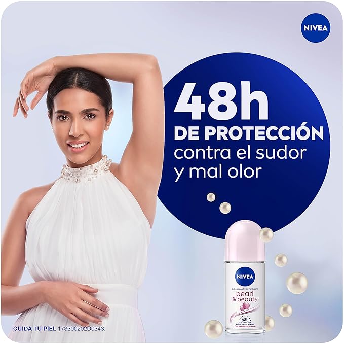 Nivea Pearl Beauty Roll-On Deodorant, 50ml