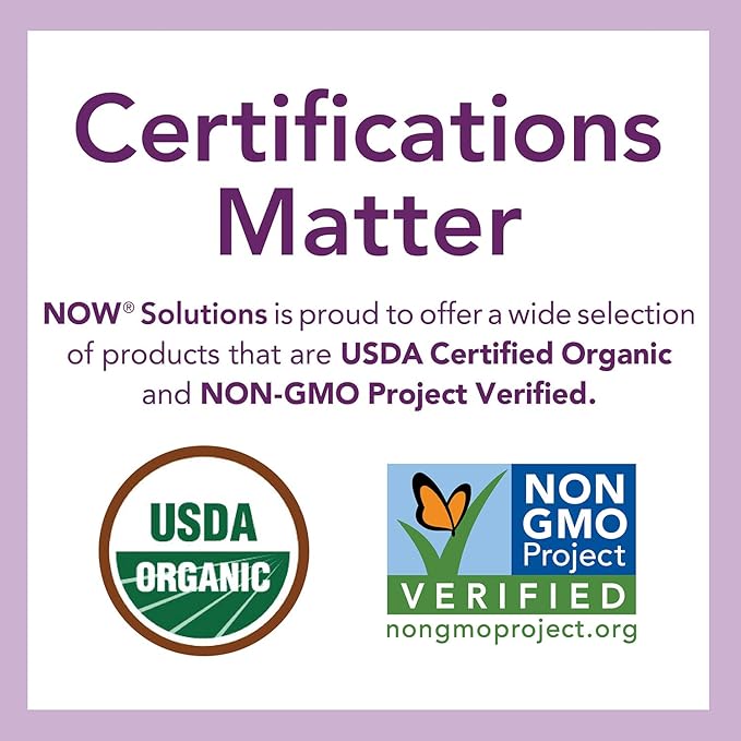 NOW Foods Solutions, Organic Jojoba Oil, Moisturizing Multi-Purpose Oil for Face, Hair and Body, 4-Ounce