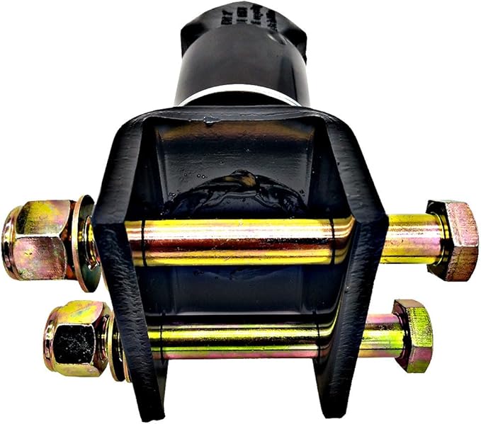 2" 7000LBS Adjustable Trailer Coupler, Black Powder Coat,Channel-Mount Trailer Coupler