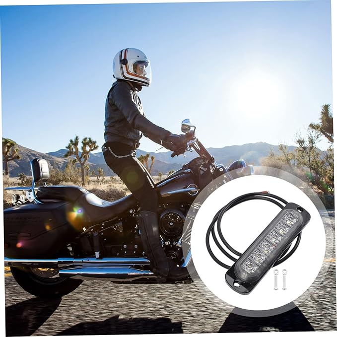 HEALLILY LED auto light strobe lights for vehicles, vans, trucks, motorcycles, 18 modes
