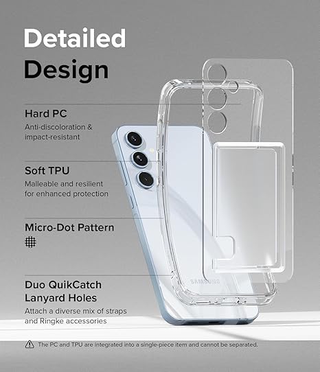 Clear Cardholder Case for Samsung Galaxy A35