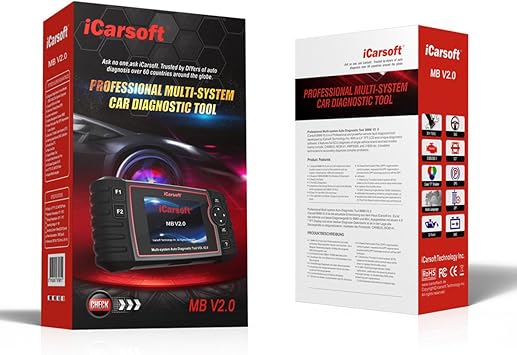 Diagnostic Scanner iCarsoft MB V2.0 Compatible for Mercedes-BenzSprinterSmart, ABS SRS Oil BLD INJ