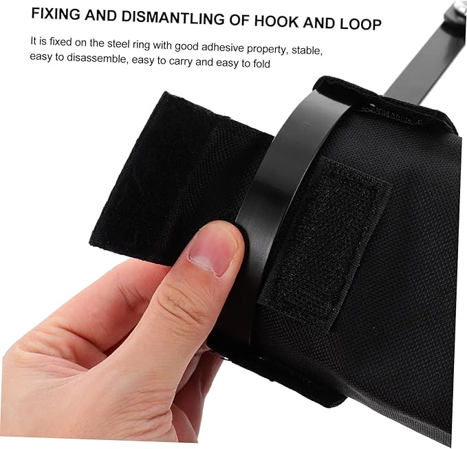 Totority Drumstick Bag Drumstick Bag Duffle Corduroy Bag Drumstick Bags Tote Bag Drumstick Container Bag Zipper Drum Stick Holder Thicken Drumsticks Package Hand Bags Black Oxford Cloth