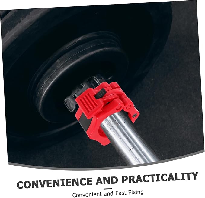 Barbell Weight Clips Barbell Clamps Locking Clips for Weightlifting Gym Fitness Equipment Quick Release Design