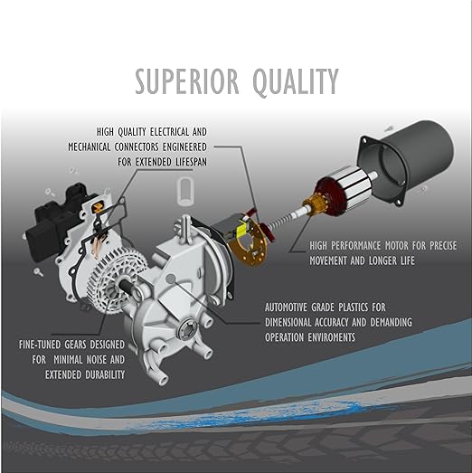 OEG Parts New Wiper Motor Compatible with Chevrolet Chevy GMC C1500 C2500 C35 C3500 K1500 K2500 K3500 P20 P30 P2500 P3500 1988-1990 22071770, 22100490, 40186, 40-186