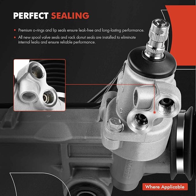 A-Premium - Power Steering Gearbox Gear Box Compatible with Ford F-250 Super Duty, F-350 Super Duty, 2008 2009 2010