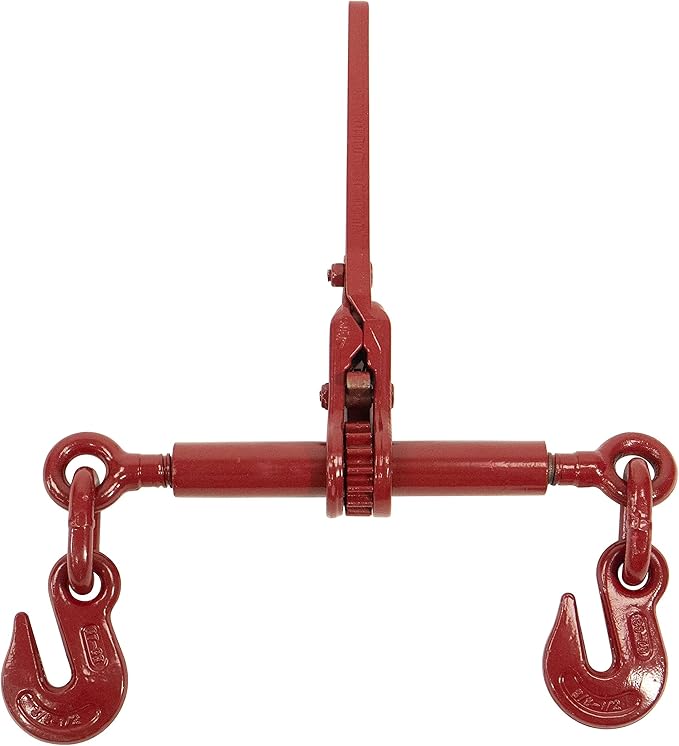 Heavy Duty Ratchet Load Binder for 38" Grade 70 Chain (Working Load Limit: 12,000lb)